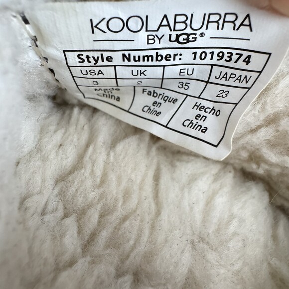 Koolaburra by UGG Victoria Short Boots Chestnut Suede Size 3 US Youth (Women 5) - Picture 8 of 14